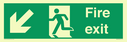 fire-exit-sign-with-arrow-diagonal-down--left--running-man-facing-left~